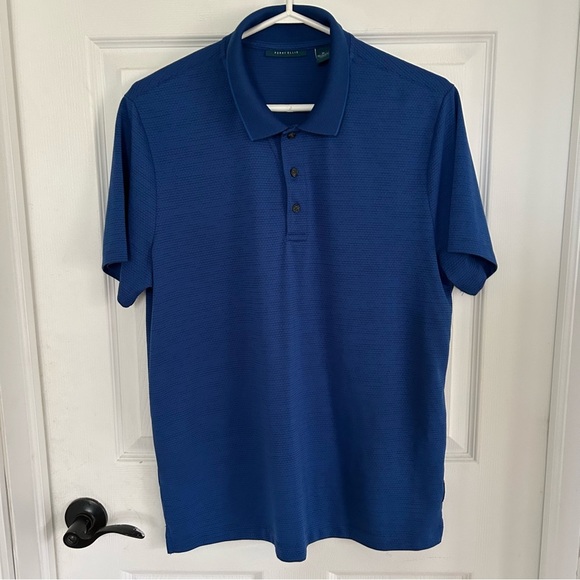 Perry Ellis Men's Blue Polo Shirt size M - Picture 1 of 7